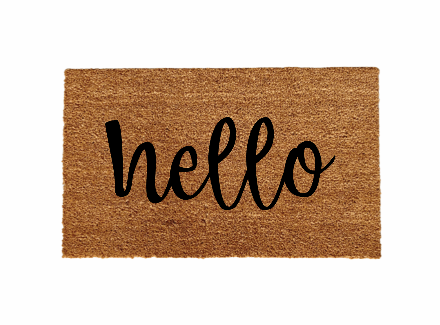 Hello Doormat - Funny Cute Welcome Mat Front Door