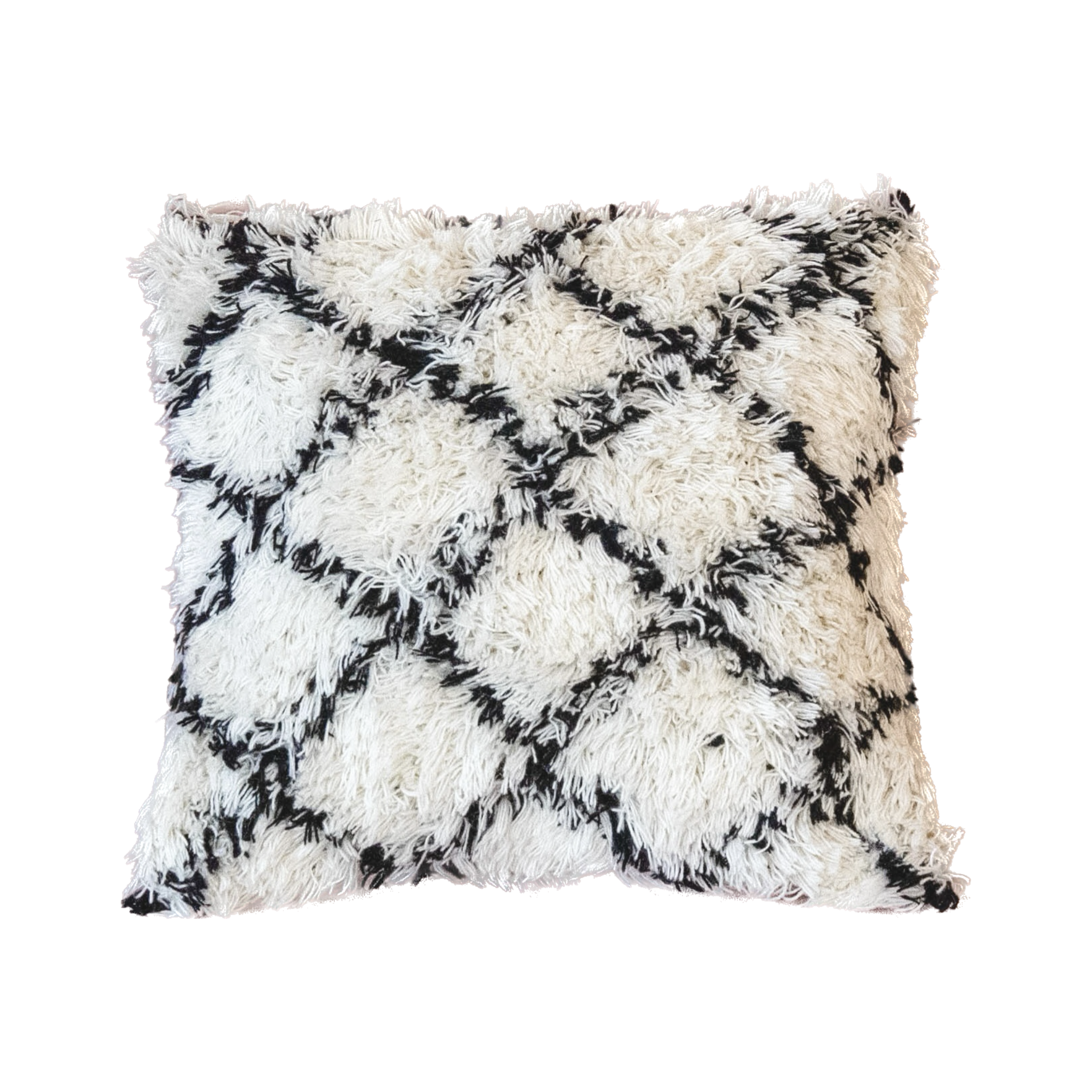 Wool Moroccan pillow - Boho Home Decor Accent