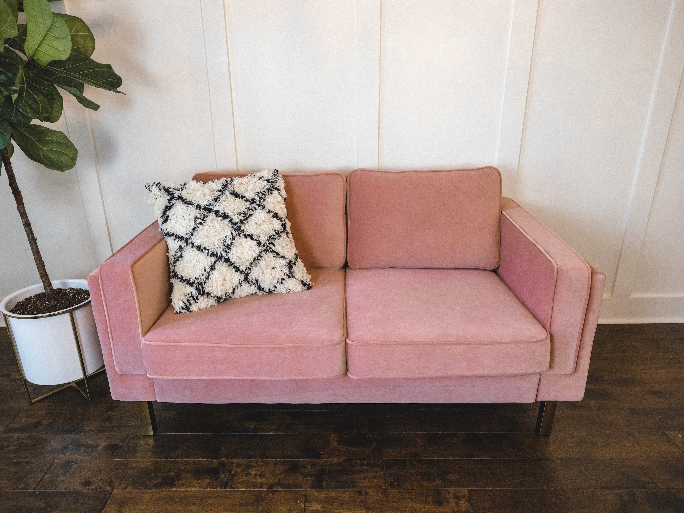 Wool Moroccan pillow - Boho Home Decor Accent