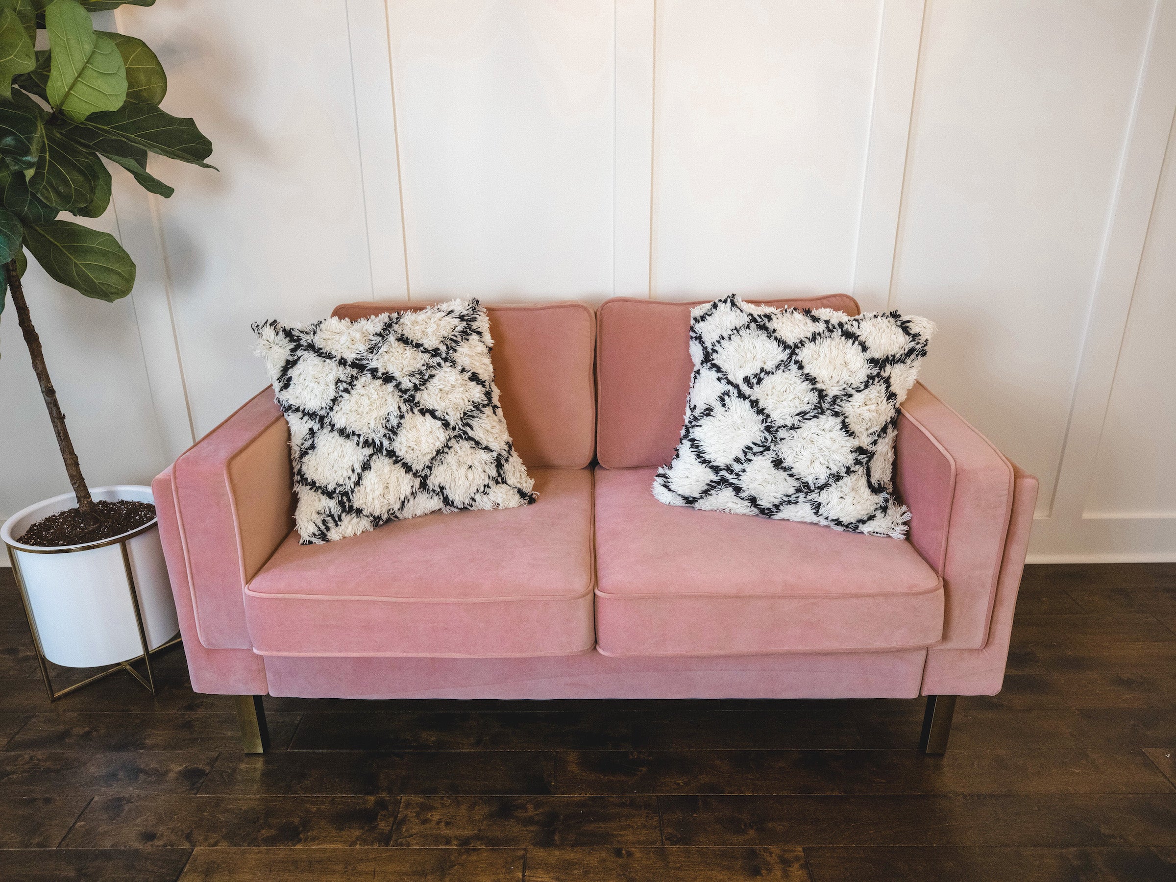 Wool Moroccan pillow - Boho Home Decor Accent