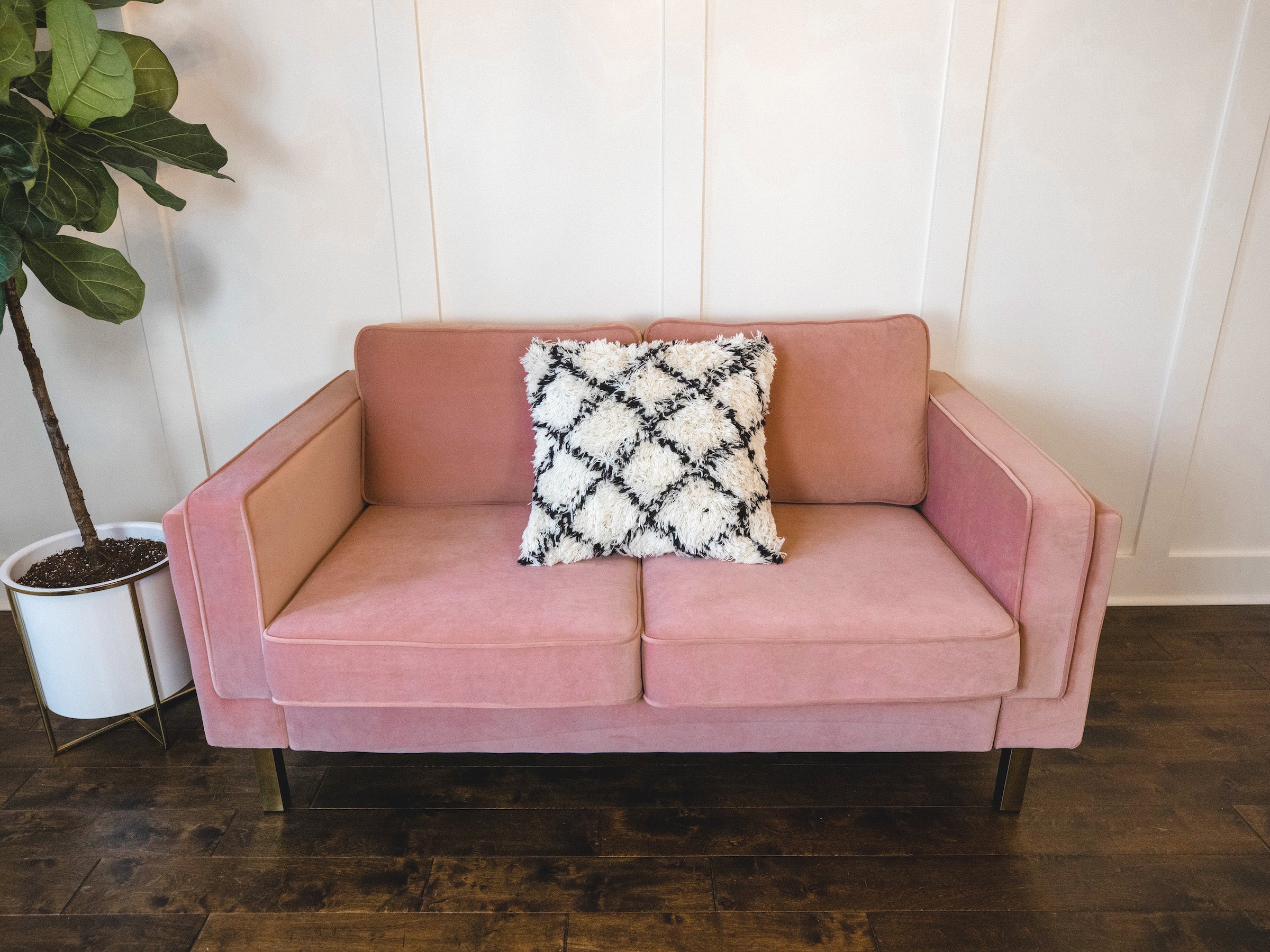 Wool Moroccan pillow - Boho Home Decor Accent