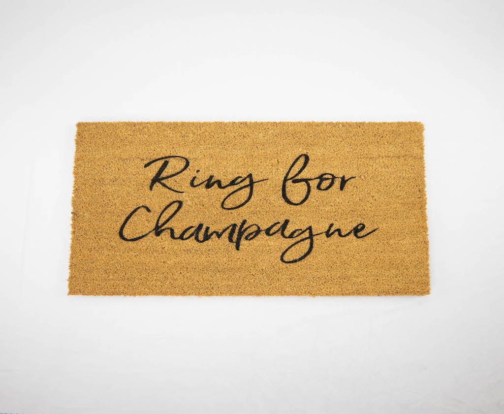 Ring for Champagne doormat - Funny Cute Welcome Mat Front Door
