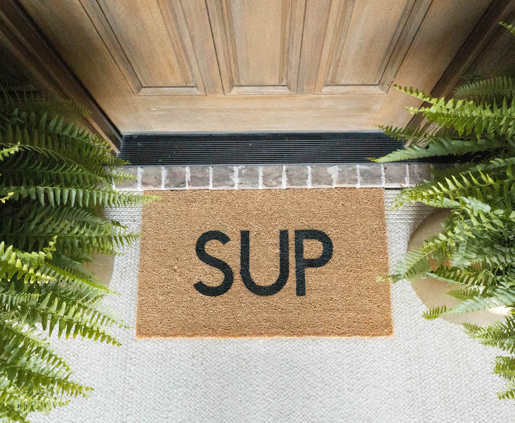 Sup doormat - Funny Cute Welcome Mat Front Door