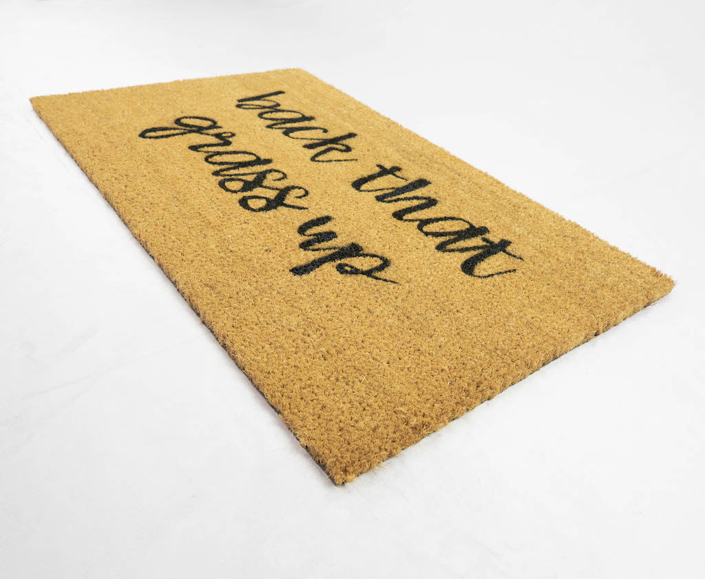 Back That Grass up Cute Doormat