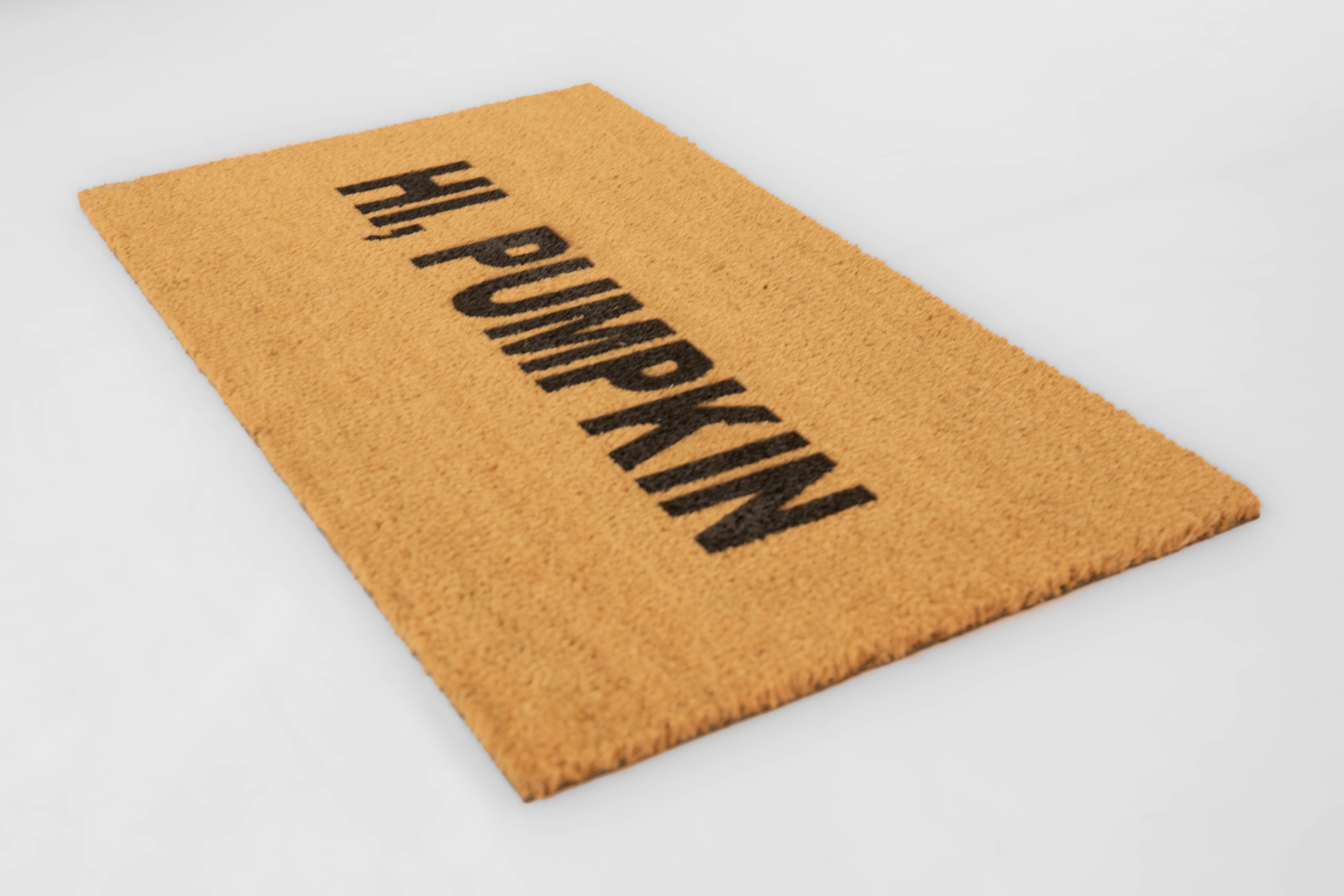 Hi Pumpkin Cute Fall Doormat