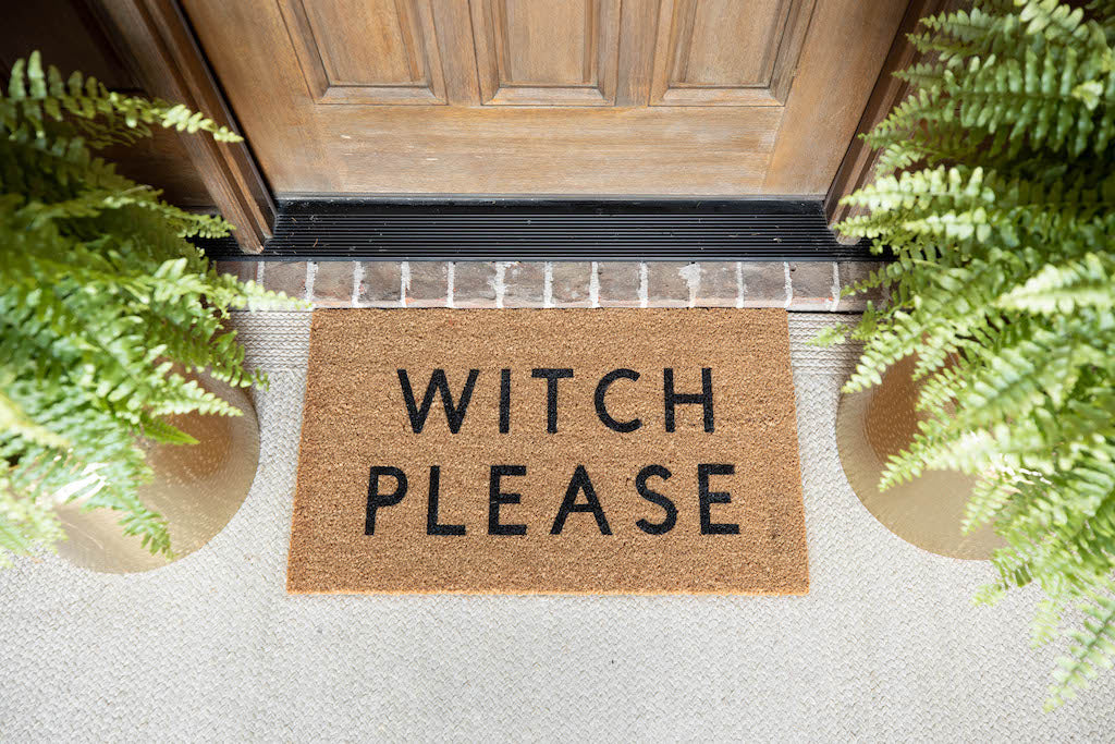 Witch Please Doormat - Funny Cute Welcome Mat Front Door