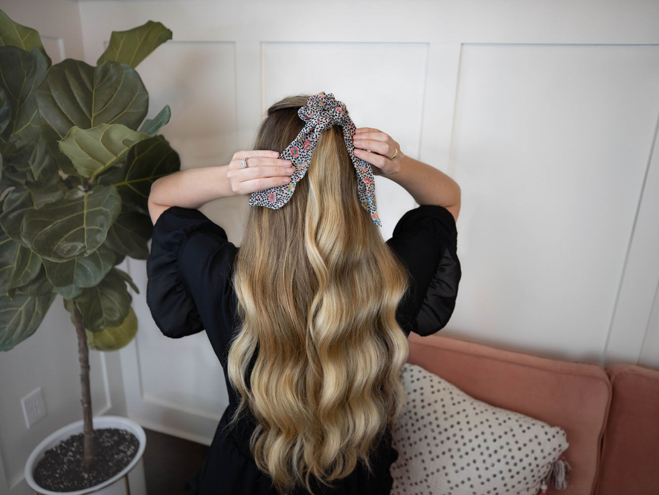 Mini Floral Hair Tie - Cute Boho Hair Accessory