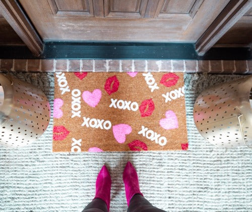 Valentines Day Doormat - Funny Cute Welcome Mat Front Door