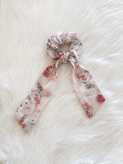 Pastel Pink Hair Tie - Cute Boho Hair Accessory