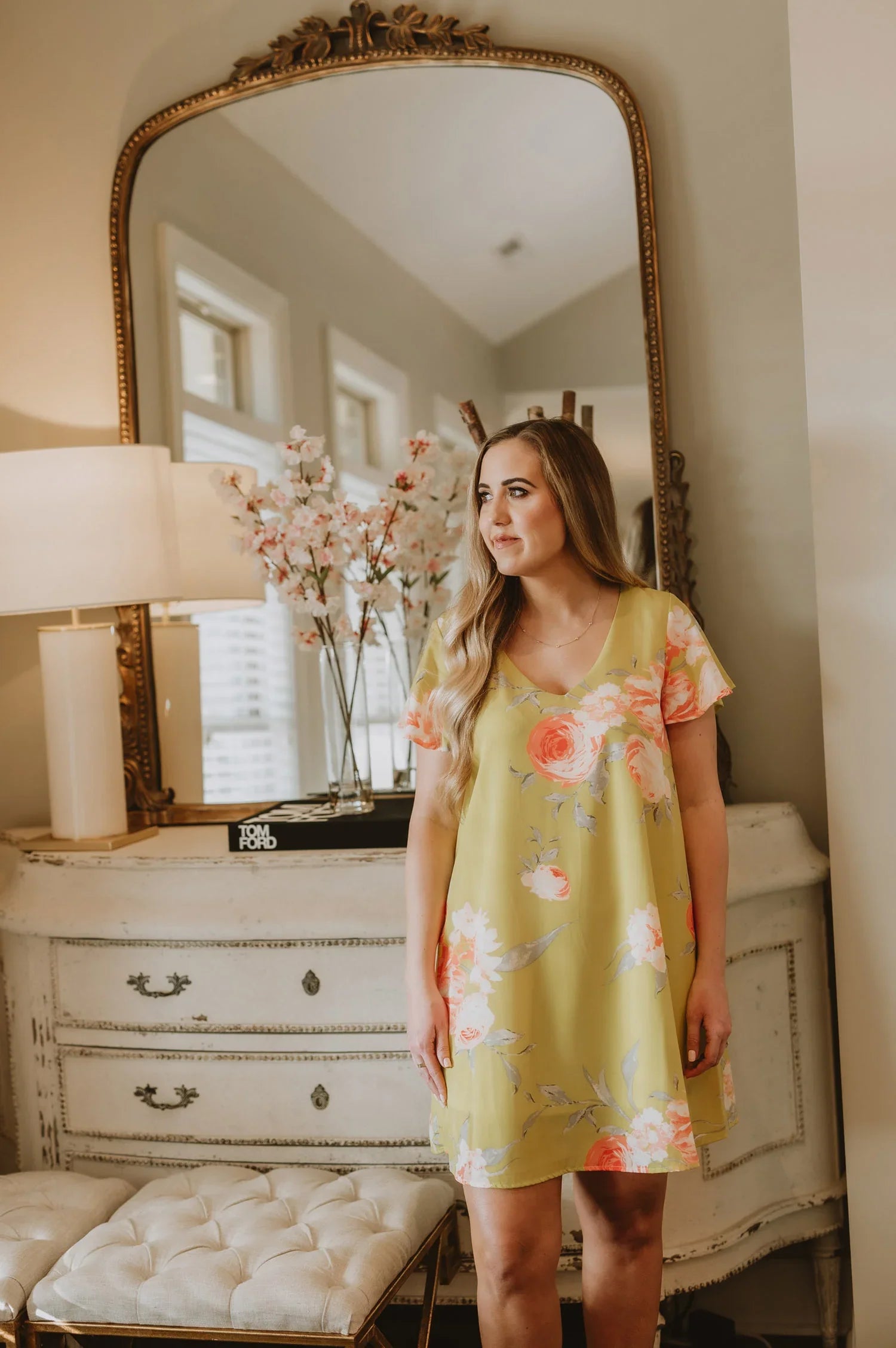 The Delcine Dress - Women's Feminine Boutique Dress