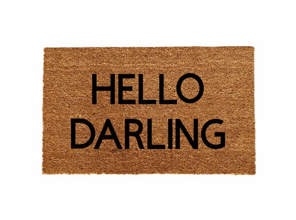 Hello Darling Doormat
