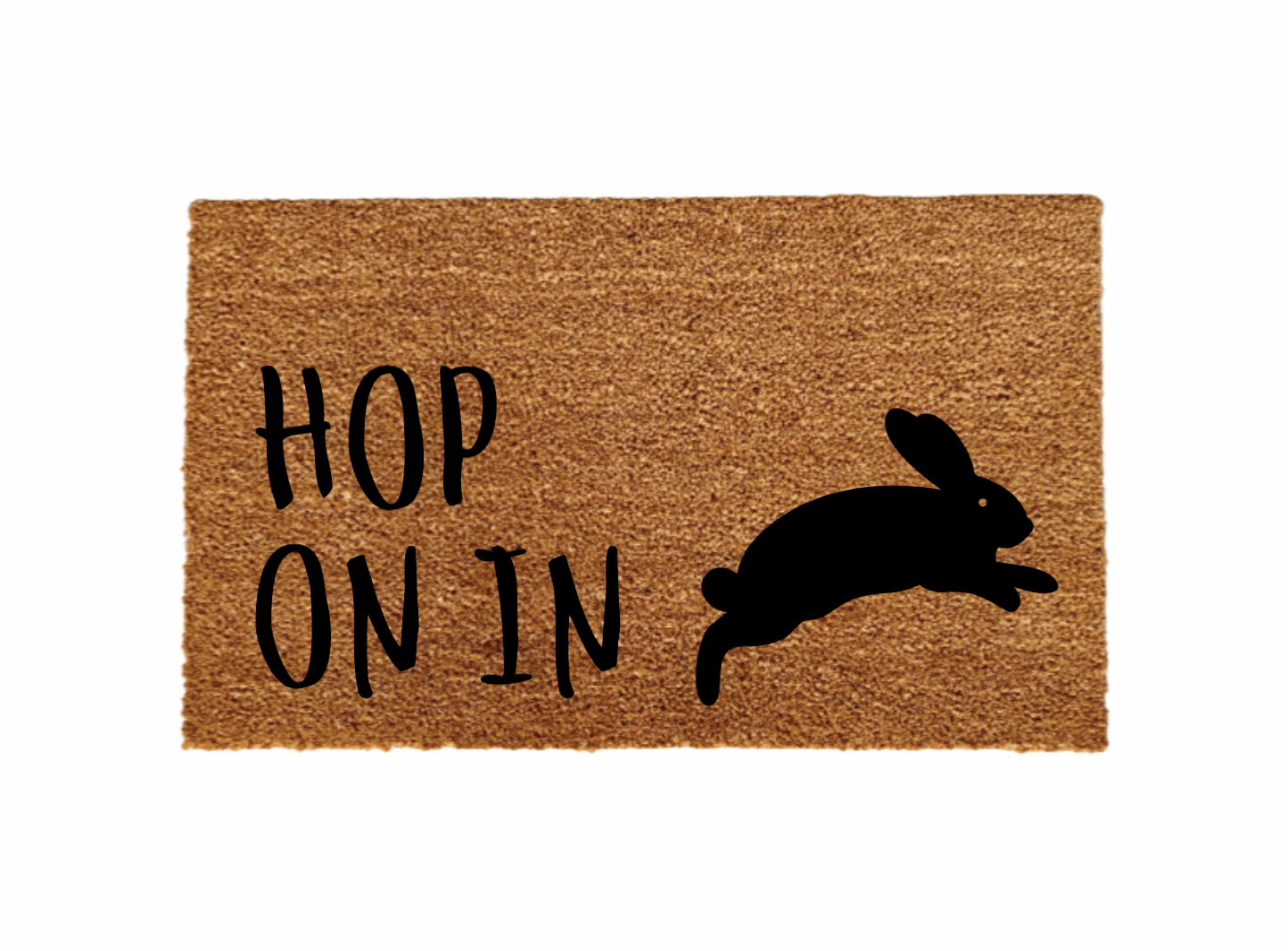 Hop on in Doormat - Funny Cute Welcome Mat Front Door