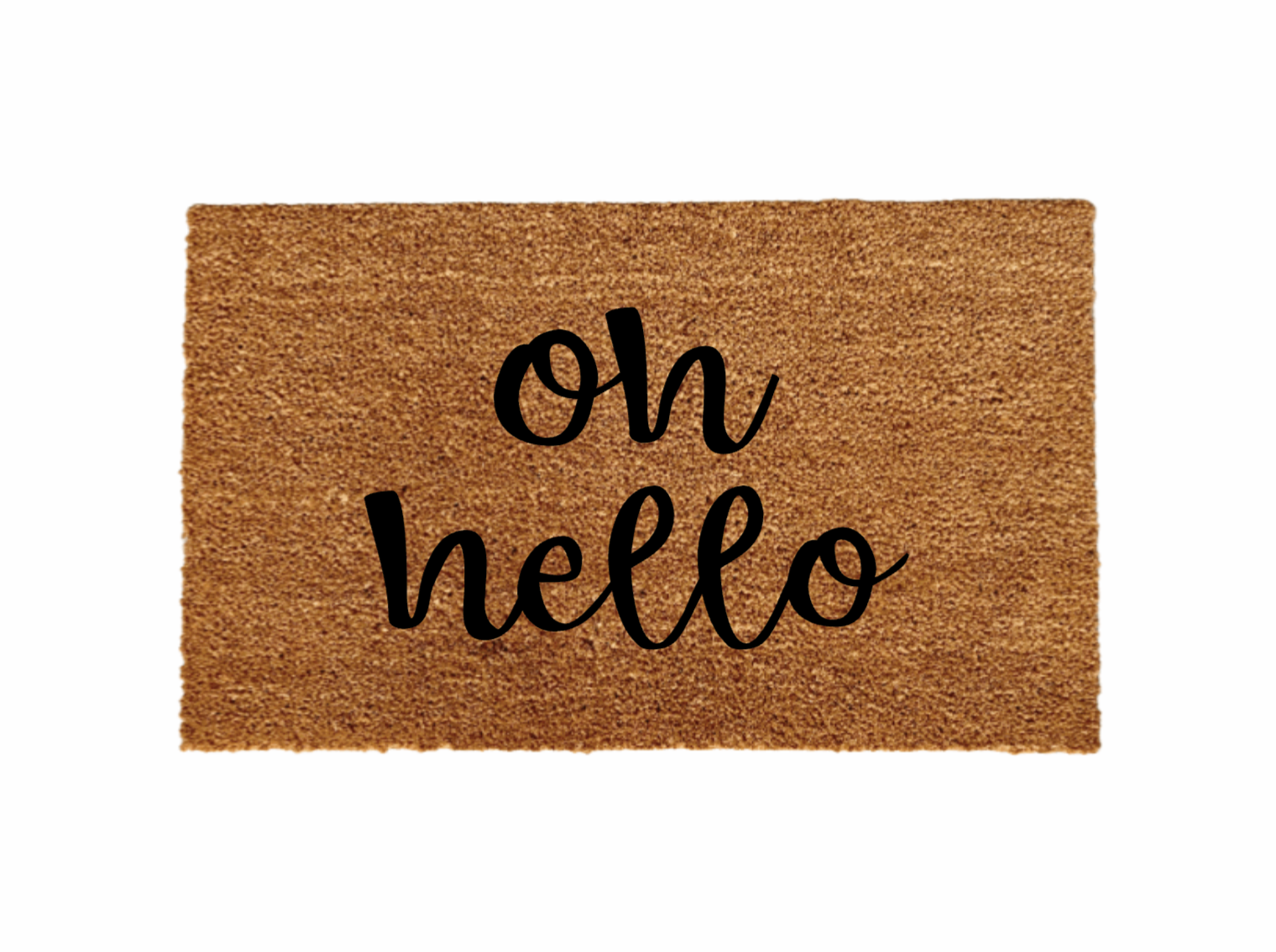 Oh Hello Doormat - Funny Cute Welcome Mat Front Door