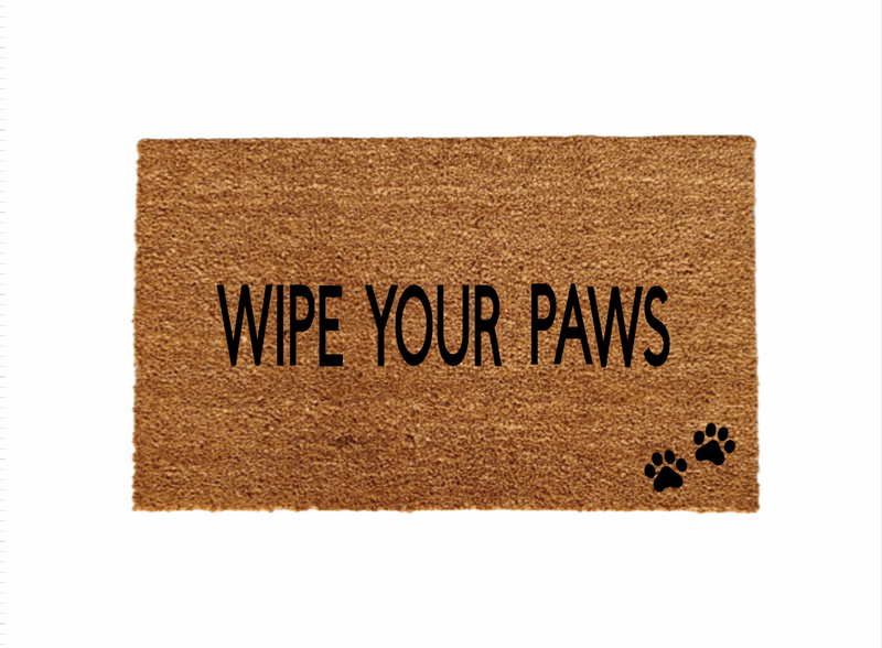 Wipe your paws Doormat