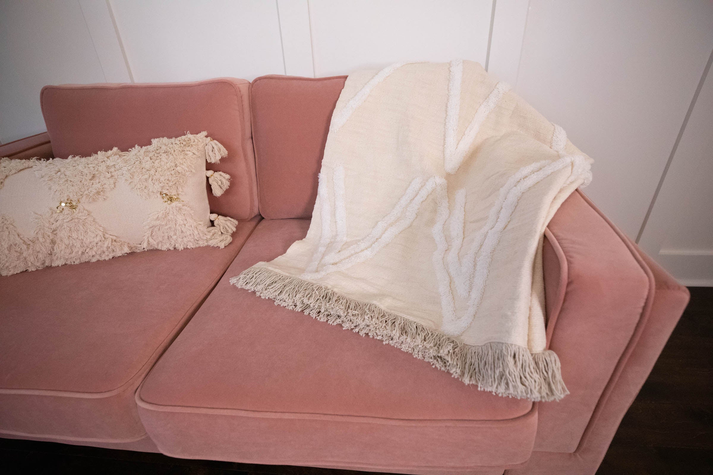 Woven Blanket Throw - Boho Home Decor Accent