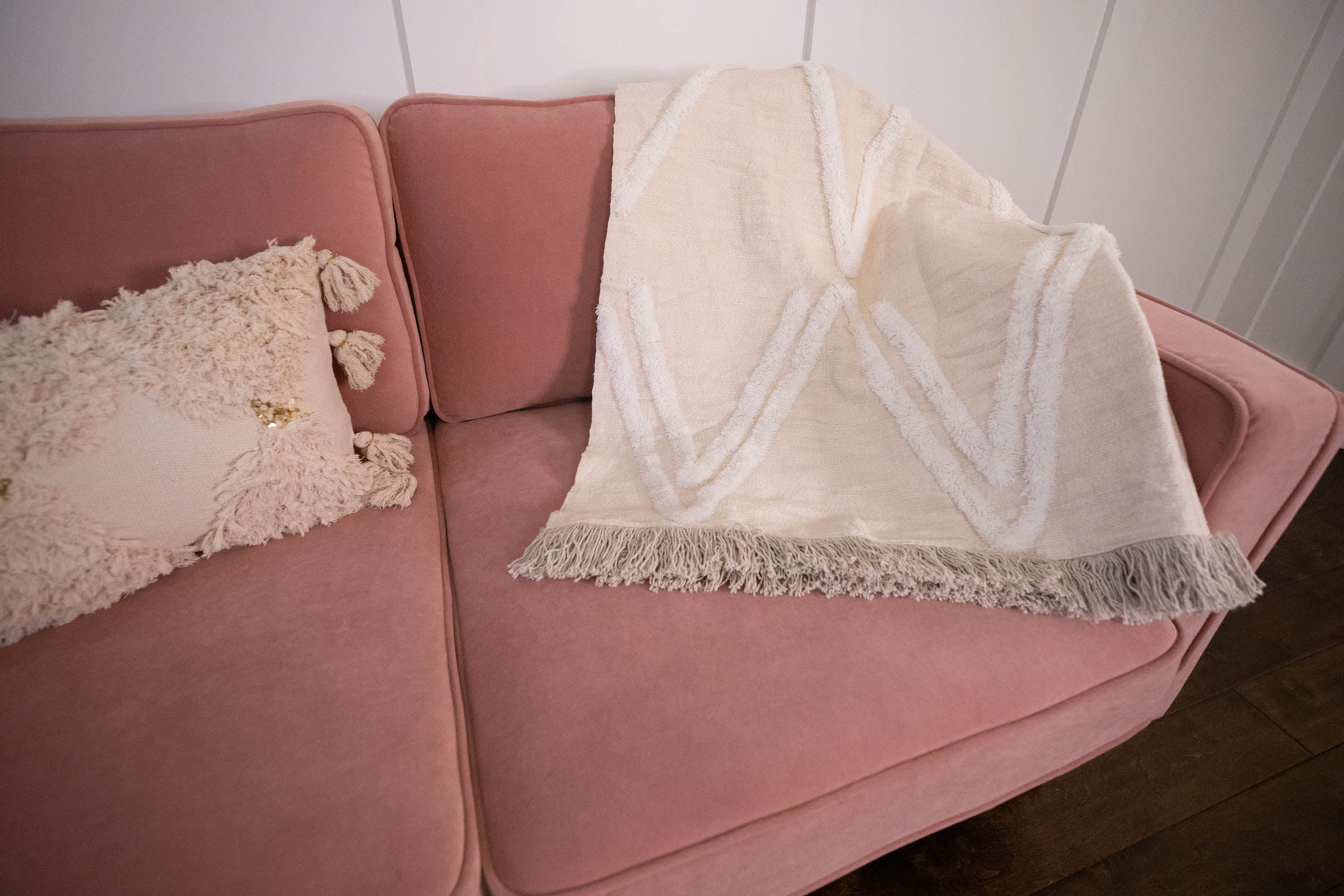 Woven Blanket Throw - Boho Home Decor Accent