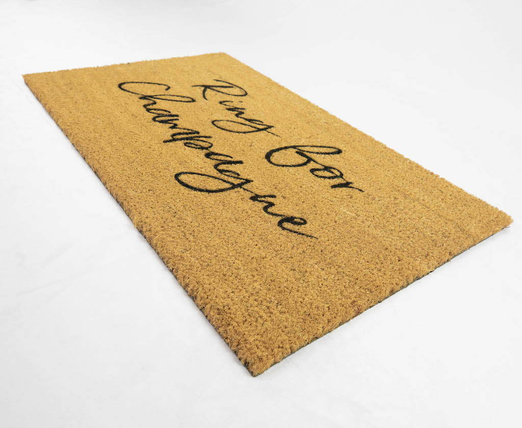 Ring for Champagne doormat - Funny Cute Welcome Mat Front Door