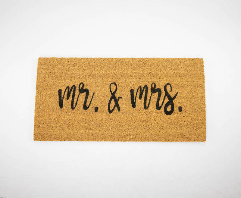 Mr. and Mrs. doormat