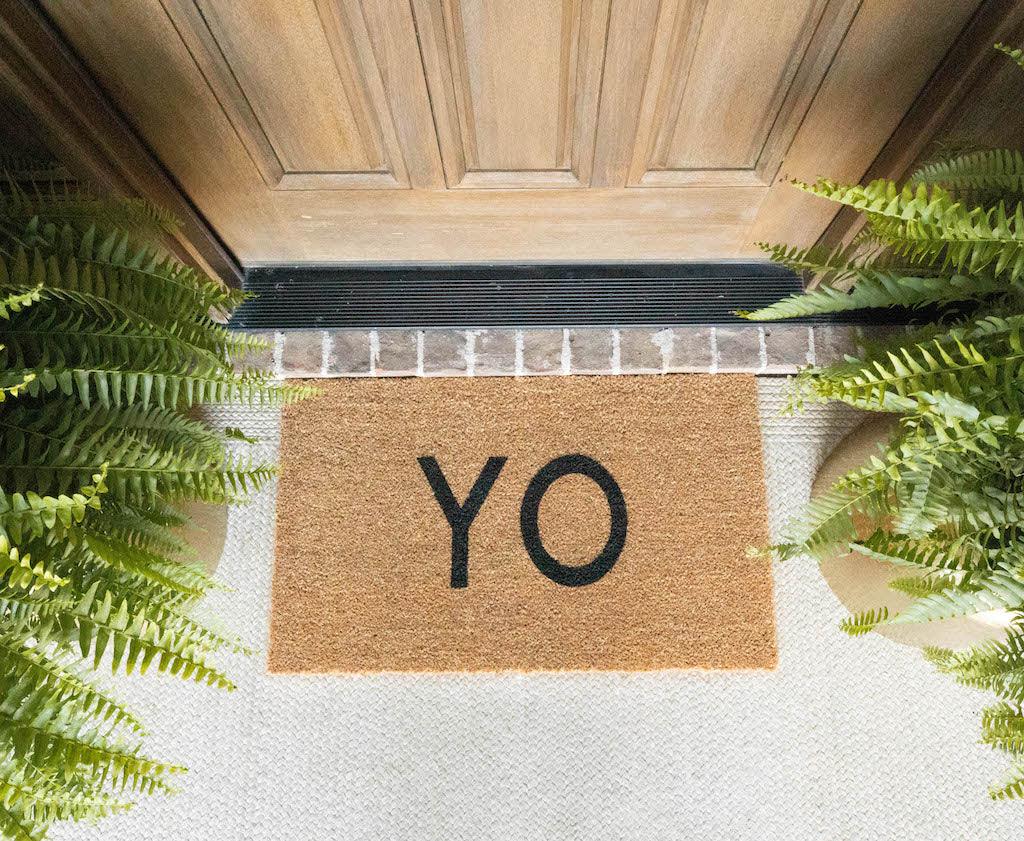 Yo doormat - Funny Cute Welcome Mat Front Door