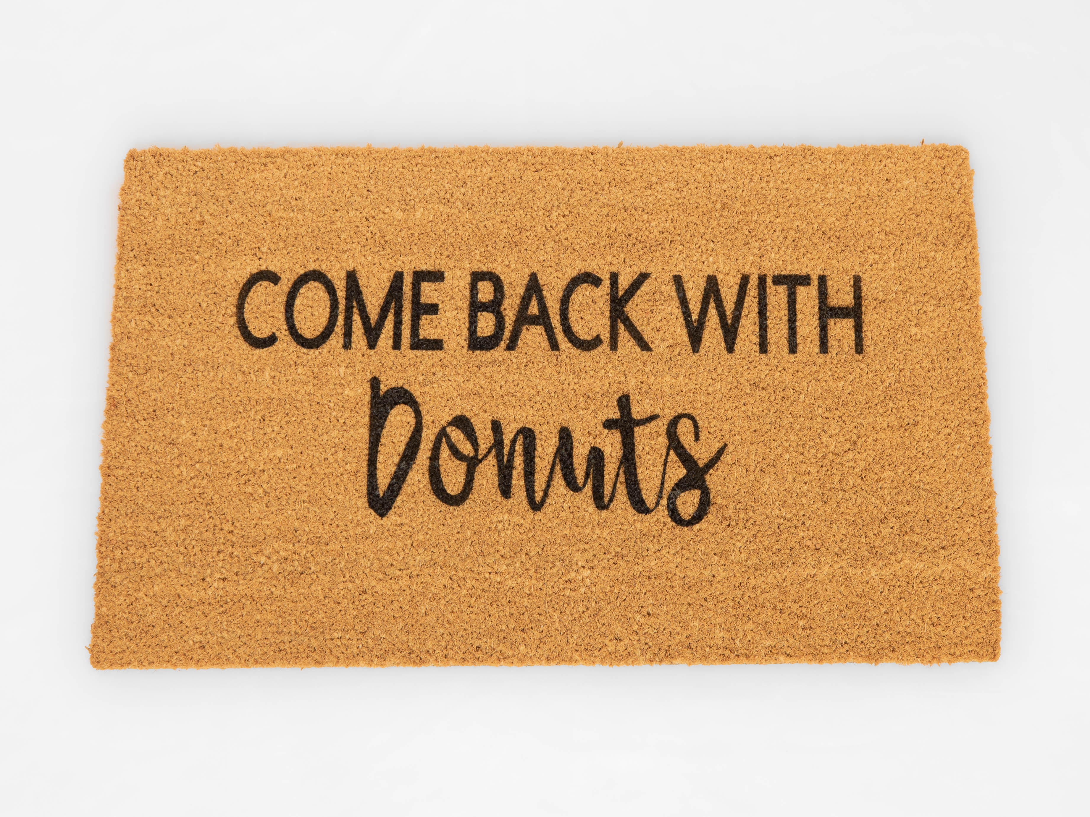 Come Back With Donuts Cute Doormat
