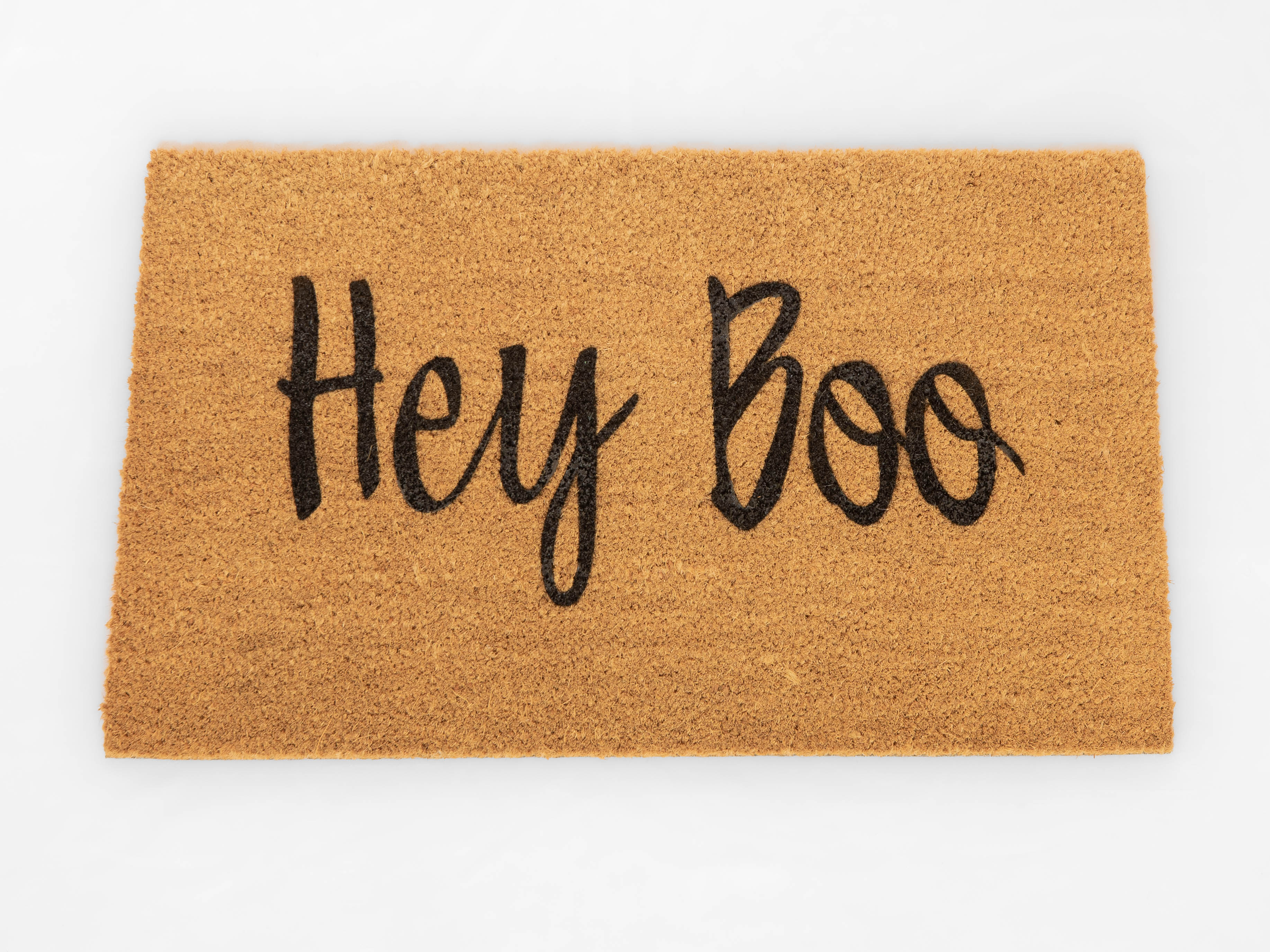 Hey boo Halloween Cute Doormat