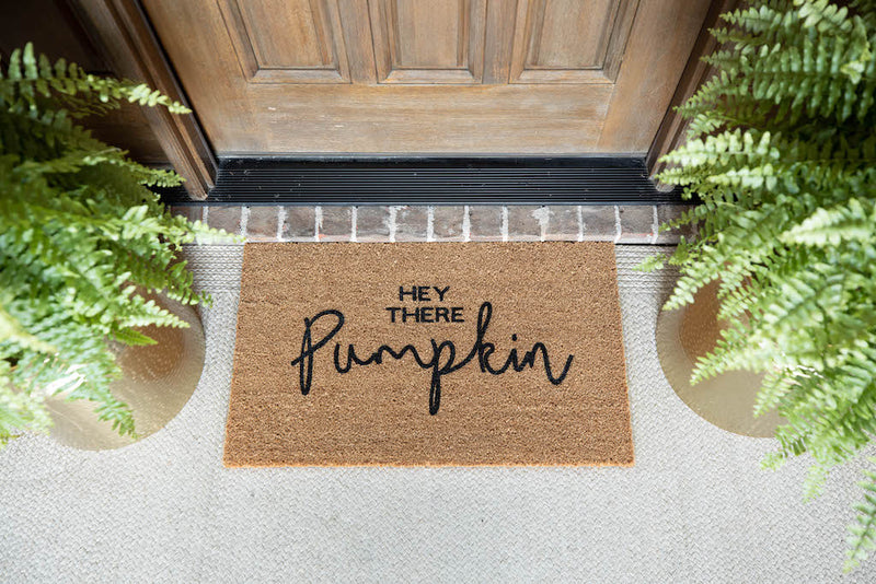 Hey There Pumpkin Cute Fall Doormat