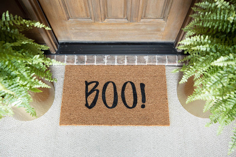 BOO! Cute Halloween Doormat