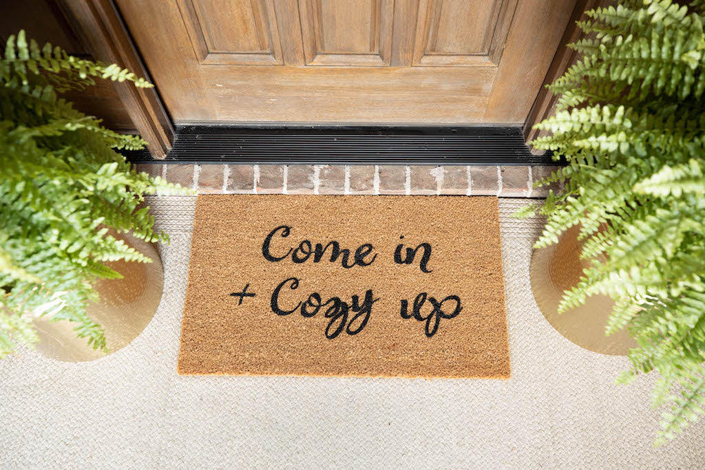 Come in + cozy up doormat – allthingsprettyshop