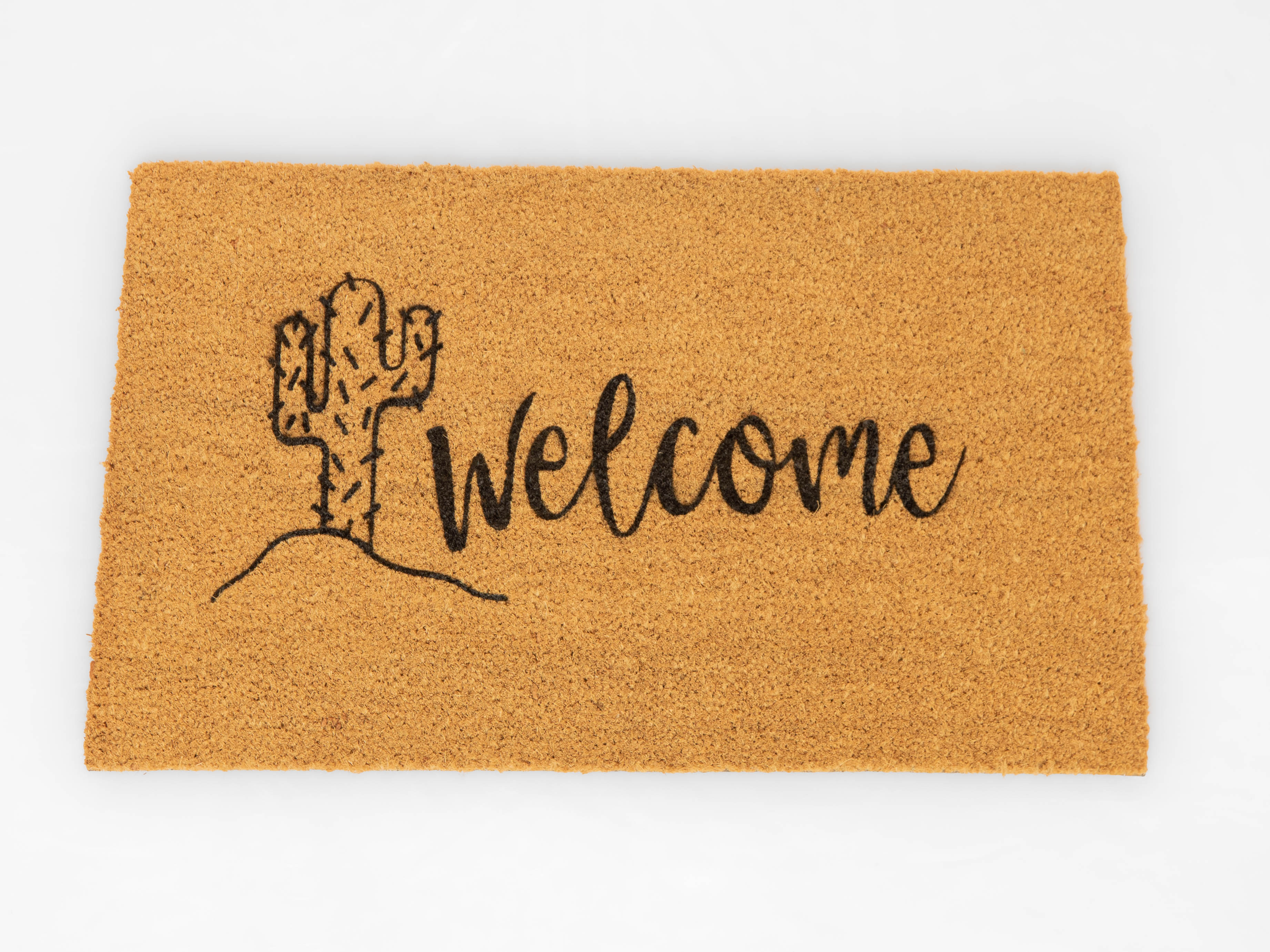 Cactus Welcome Cute Doormat 